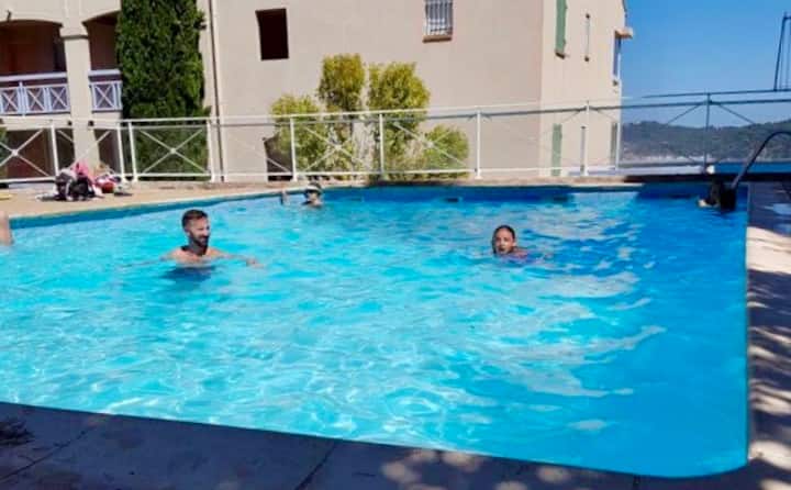 Tamaris T2 Vue Mer Avec Piscine + Parking - La Seyne-sur-Mer