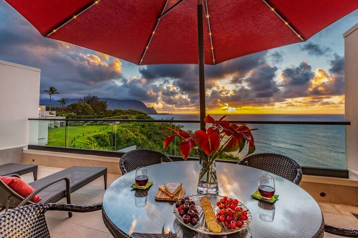 Panoramic Ocean-Sunset-Bali Hai Views & Central AC