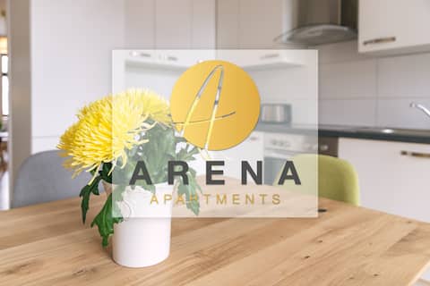 Leistungsstarkes Airbnb: arena guest studio in Zentrum Nordwest