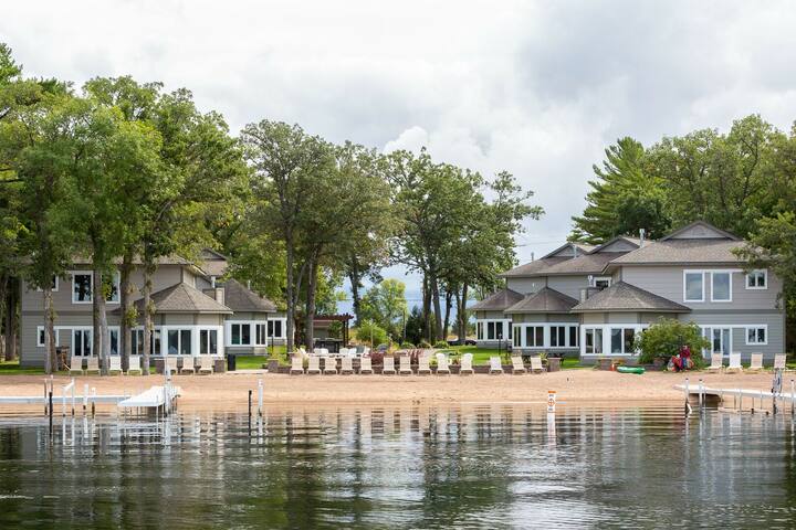 Open Lakefront Home with Best View on Gull Lake