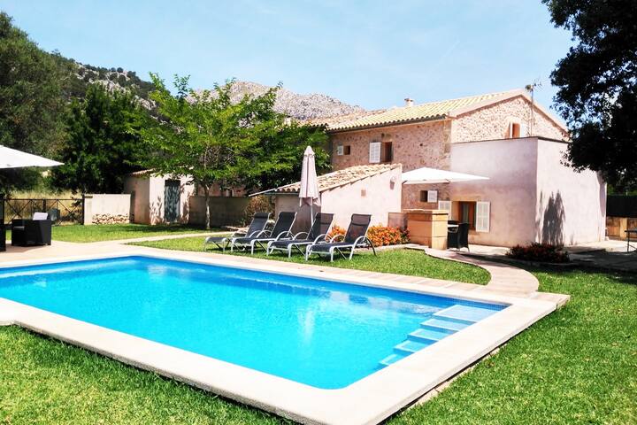 Can Bandrís a 2 minutos Pollensa. Ideal familias