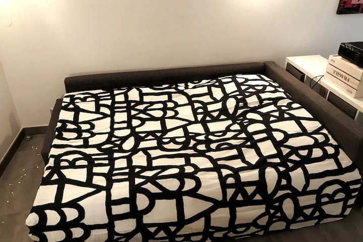 Მისაღები ოთახი გასაშლელი დივანი