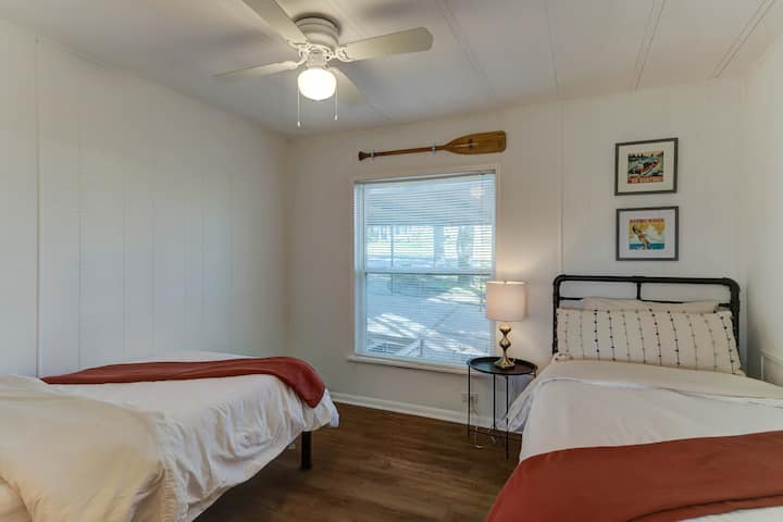 Additional bedroom with two full-size beds.