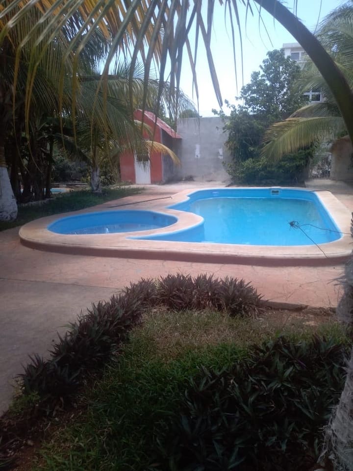 Lodging "La Cascada" Two beds Apartments for Rent in Campeche