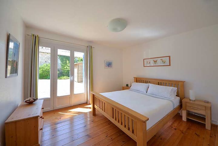 Spálňa v dome na farme