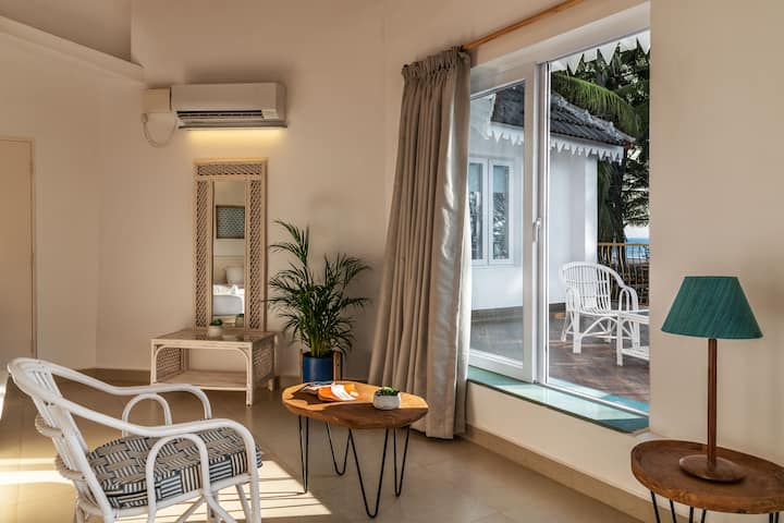 The Arm Chair overlooking the perfect view for a perfect cup Coffee.
