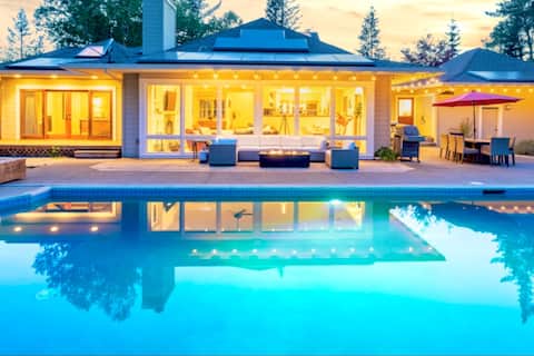Award-Winning Sonoma Oasis, Hot Tub, Pool, Bocce