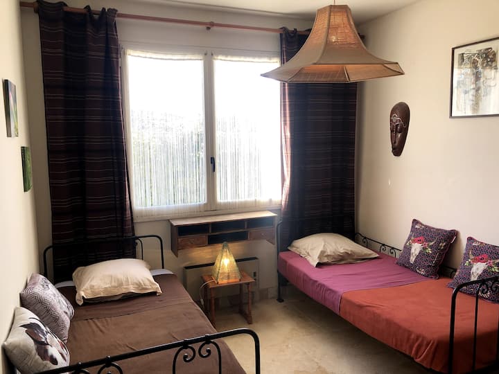 GITE N°1:
La chambre "chocolat"