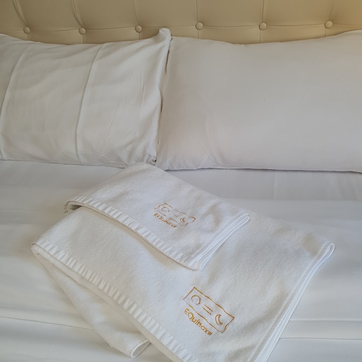 ผ้าขนหนูที่สะอาดและได้รับการดูแล