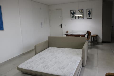 Popular Airbnb listing: Close to the sea, air-cond., barbecue and Wi-Fi in Guaratuba