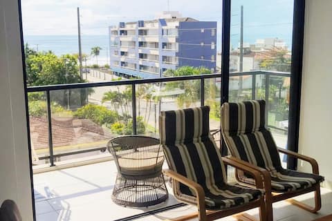 Close to the sea, air-cond., barbecue and Wi-Fi