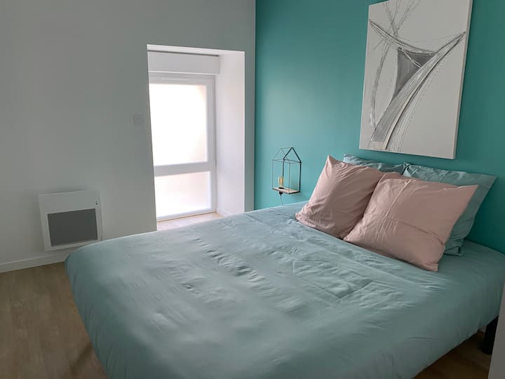 Chambre RDC : ukubwa wa malkia 160x200