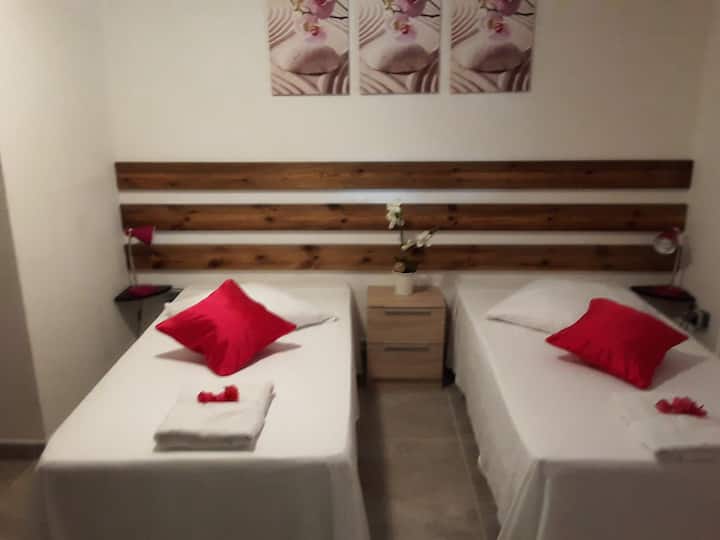 Bedroom 2, can be arranged according to the occupants ( children or couple)