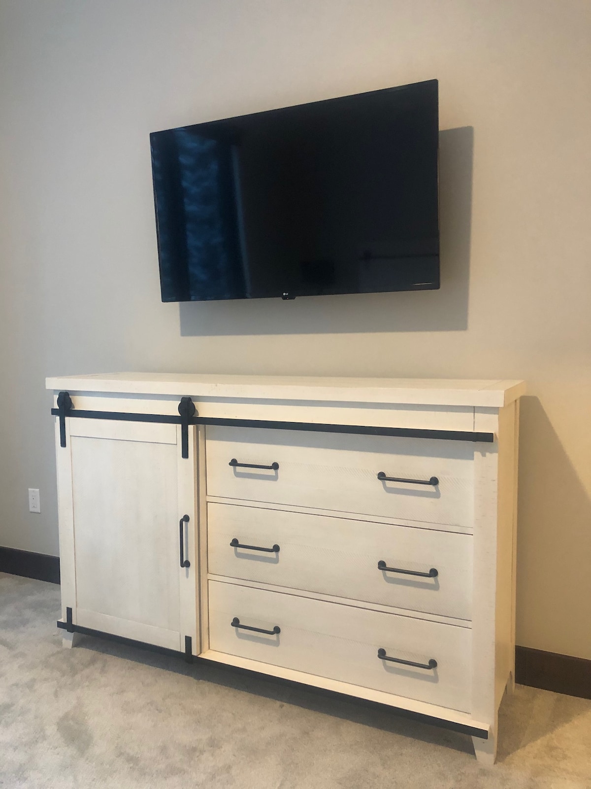 55" Smart TV in Master Bedroom