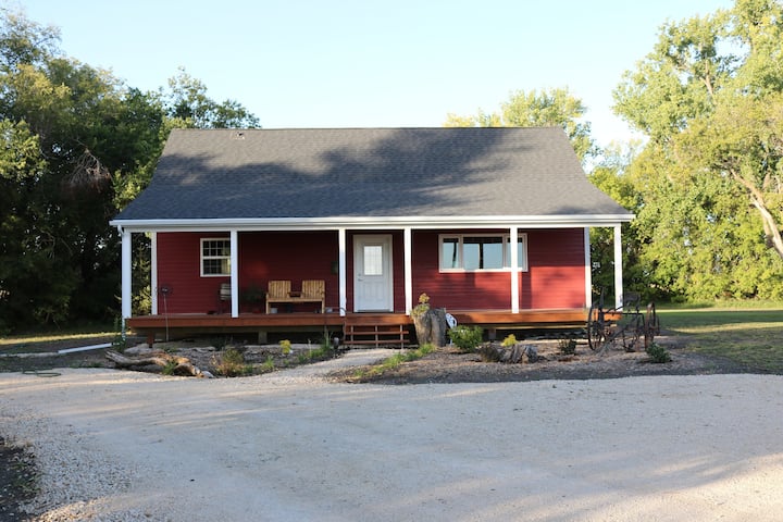 A peaceful , Quiet farmyard in a historic granary