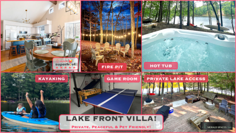 Dog Friendly🐶 Lakefront🎣 Hot Tub🔥 Newly Renovated🤩