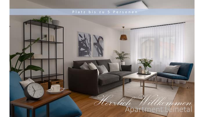 Apartment Leinetal, 3 Zimmer, 1-6 Personen 70qm - Einbeck