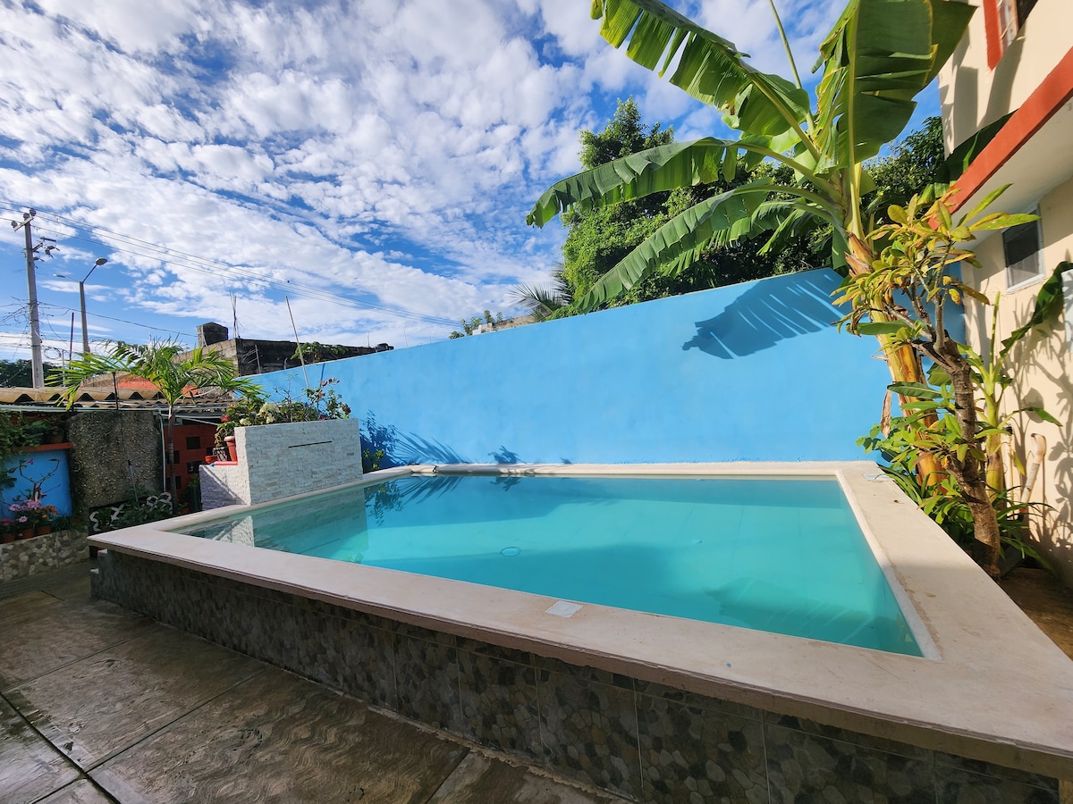 Propiedad de Airbnb exitosa: Apartment #5 with pool (studio) en Supermanzana 83