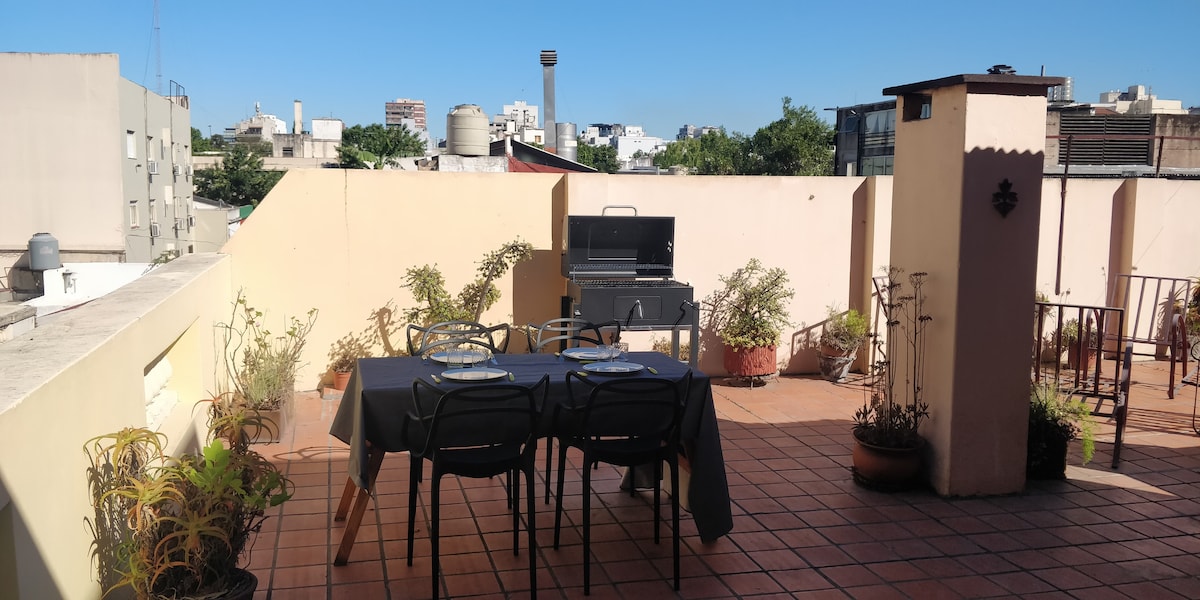 Two-bedroom apartment with shared terrace near Plaza Serrano