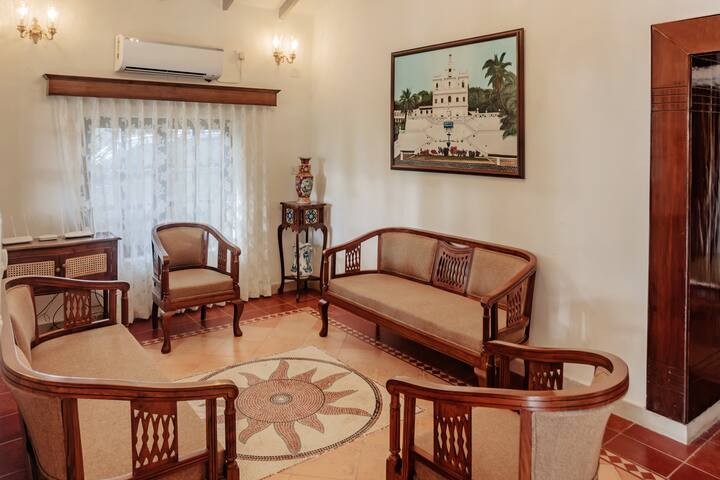 Hall area. Can comfortably seat 8 to 10.