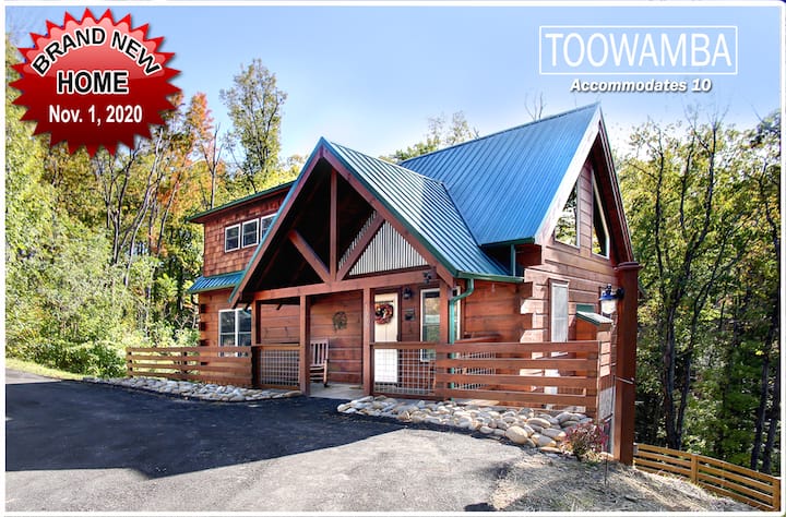 Toowamba's Upscale Escape - G'burg's Top Cabins - Gatlinburg, TN