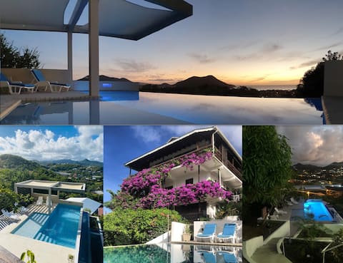 Entire house, private pool, spectacular sea views