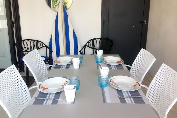 Appart Standing/clim /Piscine/3 Min Plage Rosas - Roses
