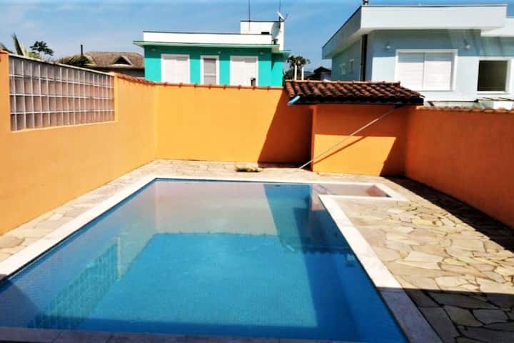 4q *Praia Mococa *Cond. Marverde *Ac *Piscina - Caraguatatuba