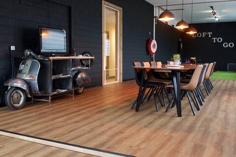 Loft with multipurpose space in Zedelgem