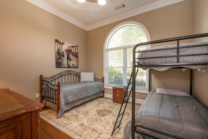 Bedroom #6.  4 twin beds