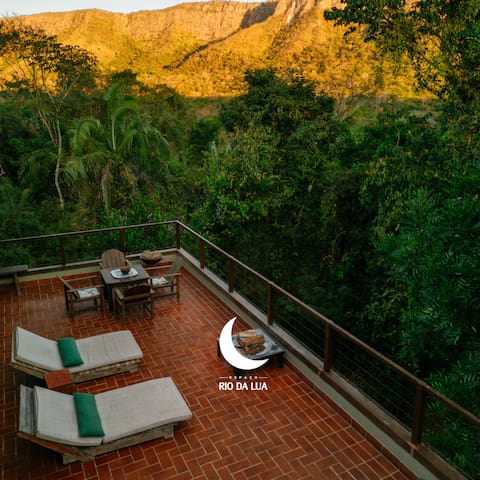 Entire home with 3 bedrooms in Alto Paraíso De Goiás - Espaço Rio da Lua - Casa da Mata, São Jorge - GO