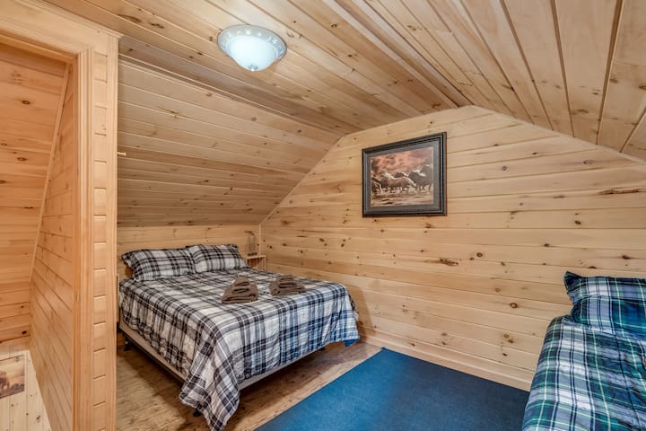 Boven: de slaapkamer:::