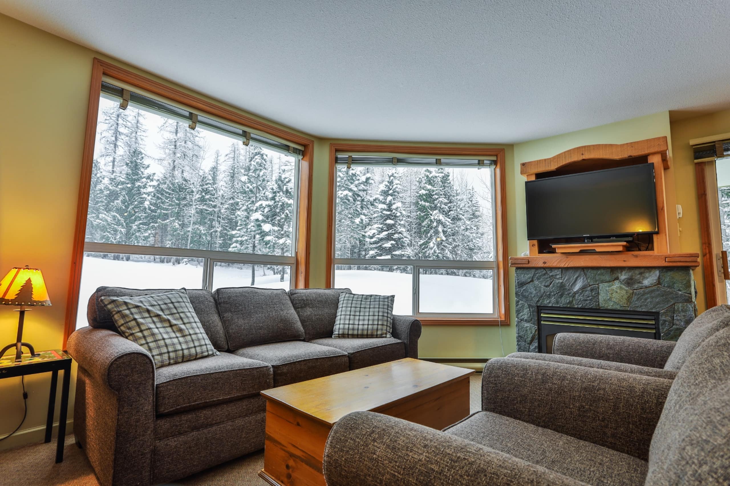 Walkout End Unit | Mountain Views | Sauna - Photo 1