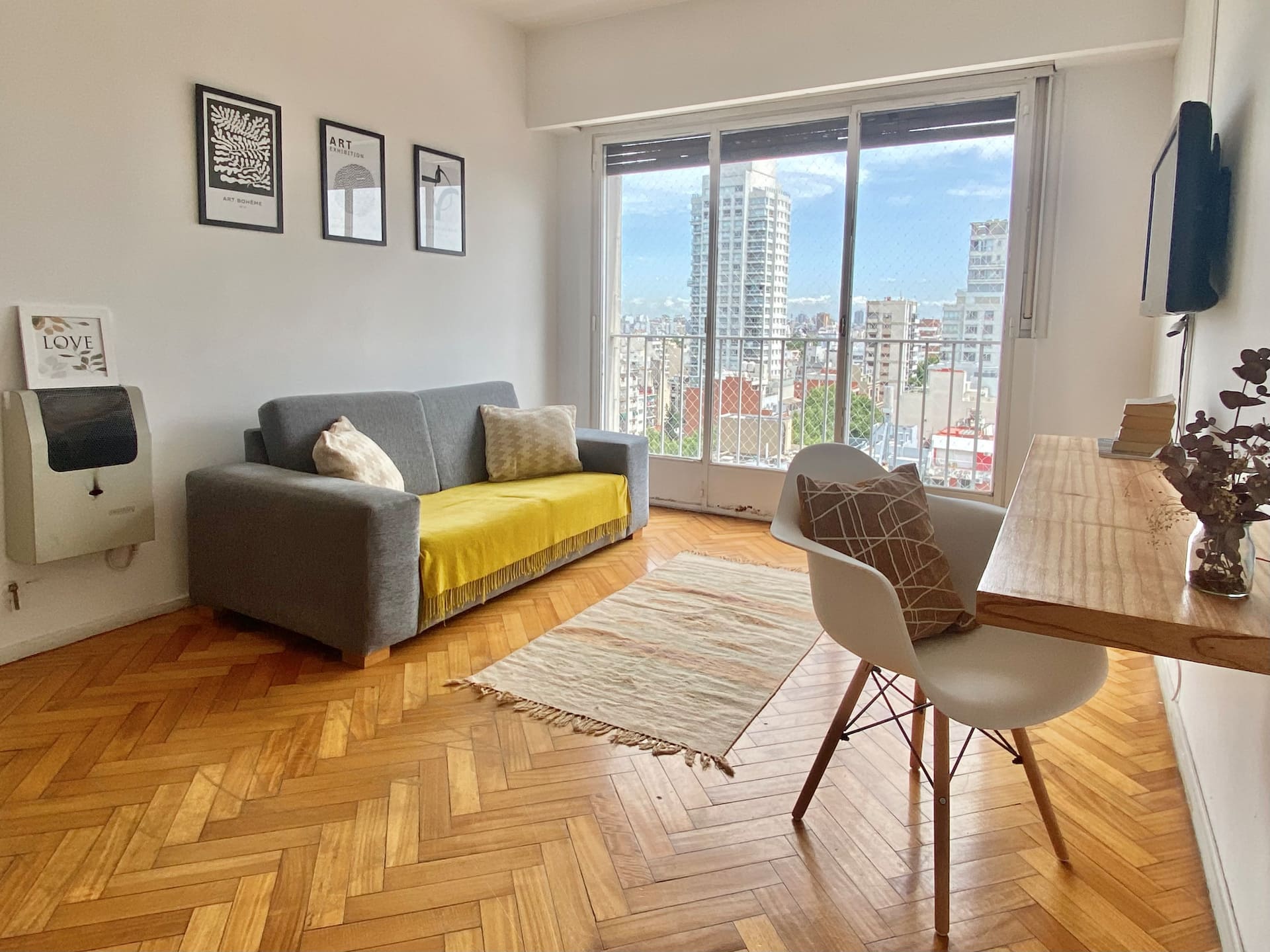 127- Cozy Apartment with a View in Palermo Soho