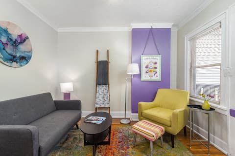 Successful Airbnb property: Saucy Suite - 2BR urban oasis in Tremont. in Tremont