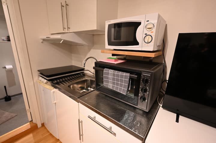 One-room Dorm With Kitchenette, Bath, Bed 140x200 - Stavanger