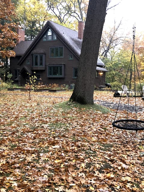 The Gingerbread House, respite in the woods.