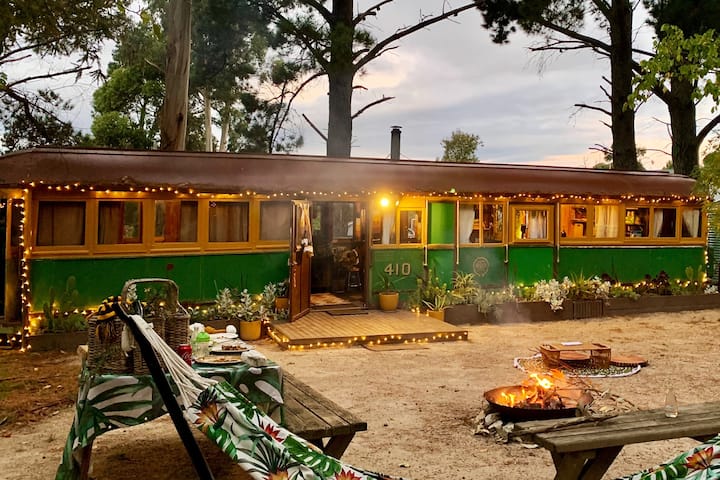 Retro tram and cottage 5 mins from Kyneton