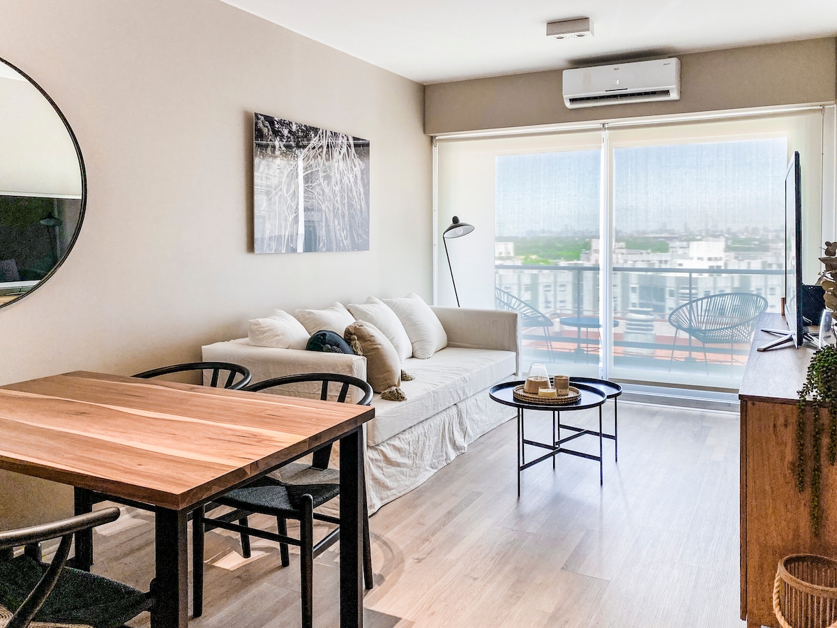 Top Airbnb: Beautiful premium apt+river view+amenities+parking en Vicente López