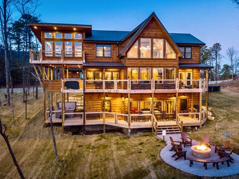 Treetop Treasure~5BR~Fire Pit~Game Rm~Bball
