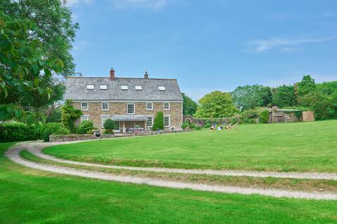 Large country house  in the Cornish countryside