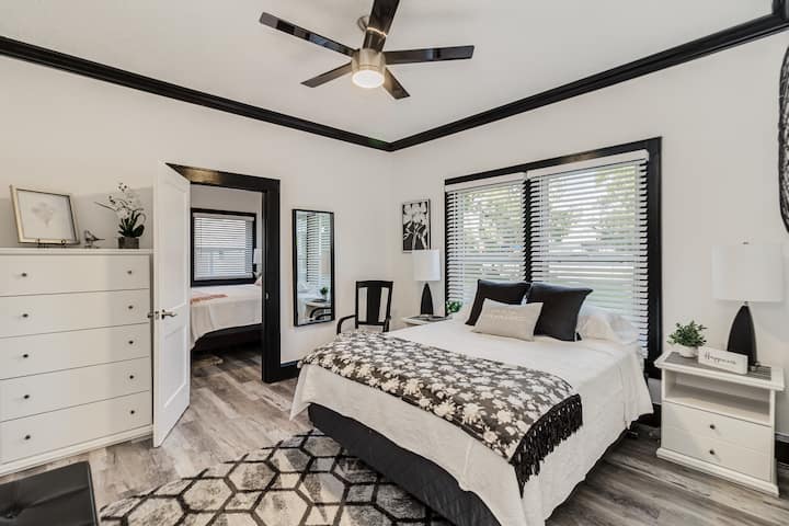 Beautiful bedroom well appointed and furnished for the sophisticated traveler.