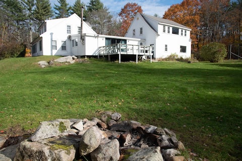 New England Summer at the Farm House by the Lake