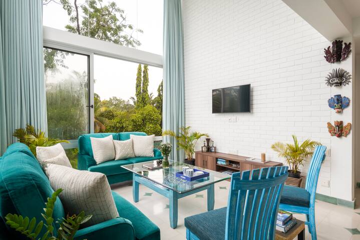 ElTesoro-Relaxing & Peaceful 2bhk close to Morjim
