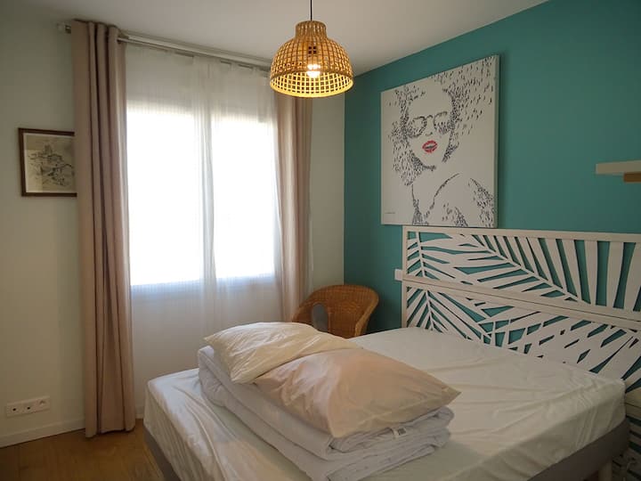 1 спалня с 1 двойно легло 140x190 cms