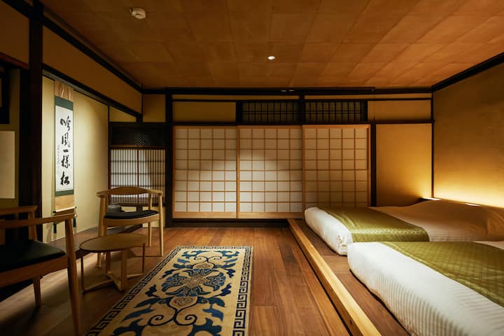 მე-2 სართულის საძინებელი (იაპონური ოთახი)_2 ორადგილიანი საწოლი 2