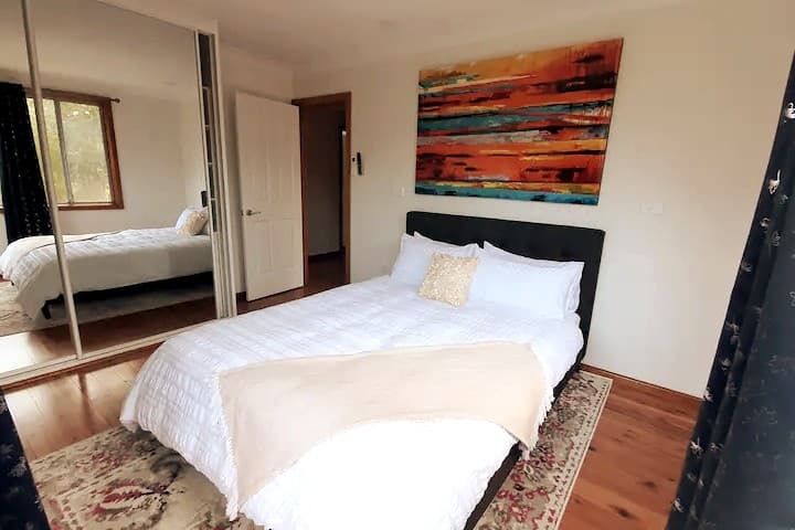 1号卧室

左手边最远的房间
（请参阅平面图）