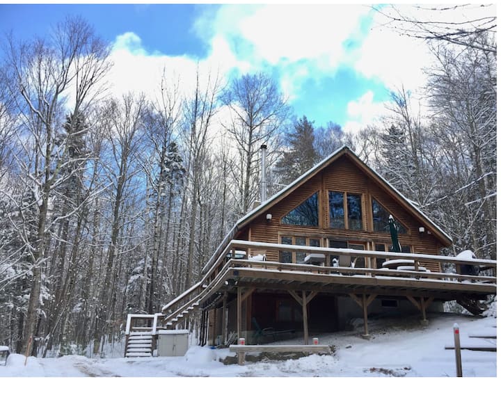 Caldon Cabin Waterville Estates Log Home Getaway Chalets for Rent