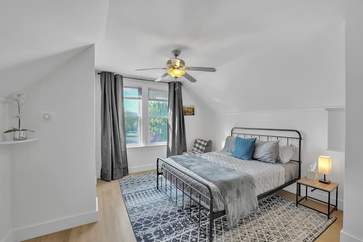 6th bedroom in a studio apartment above the game room. 