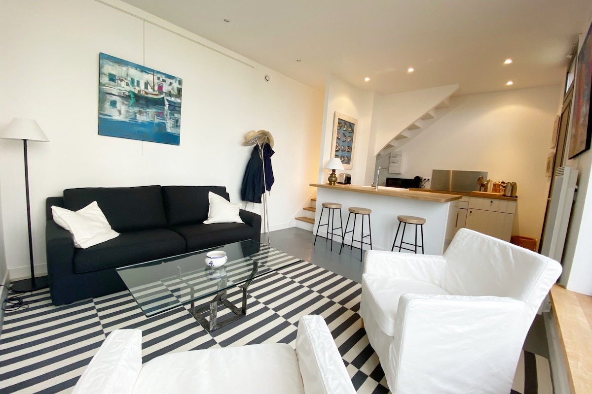 Top Airbnb: L'Atelier on the port of Carantec with beach access à Carantec
